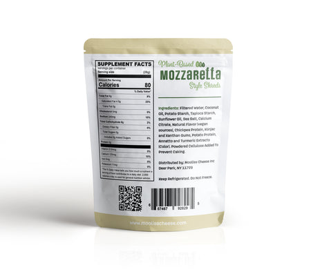 Mooliss Vegan Cheese (8oz) Mozzarella Bag